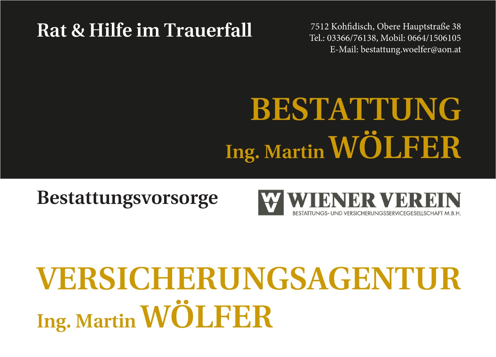 Bestattung Wölfer